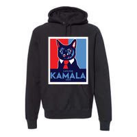 Politically Purrfect Cats For Kamala Harris 2024 President Premium Hoodie