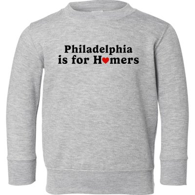 Philly Pride Celebrating Philadelphia's Sports Culture Toddler Sweatshirt