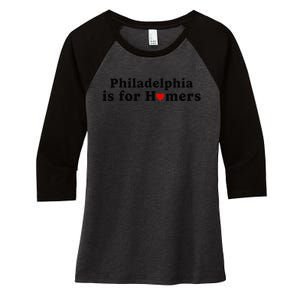 Philly Pride Celebrating Philadelphia's Sports Culture Women's Tri-Blend 3/4-Sleeve Raglan Shirt