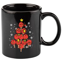 Ping Pong Christmas Tree Xmas Pajamas Pjs Table Tennis Cool Gift 11oz C Handle Ceramic Mug