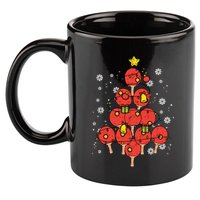 Ping Pong Christmas Tree Xmas Pajamas Pjs Table Tennis Cool Gift 11oz C Handle Ceramic Mug