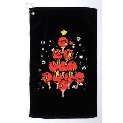 Ping Pong Christmas Tree Xmas Pajamas Pjs Table Tennis Cool Gift Golf Towel