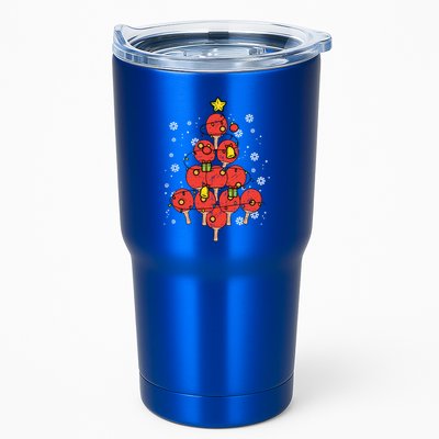 Ping Pong Christmas Tree Xmas Pajamas Pjs Table Tennis Cool Gift Tumbler