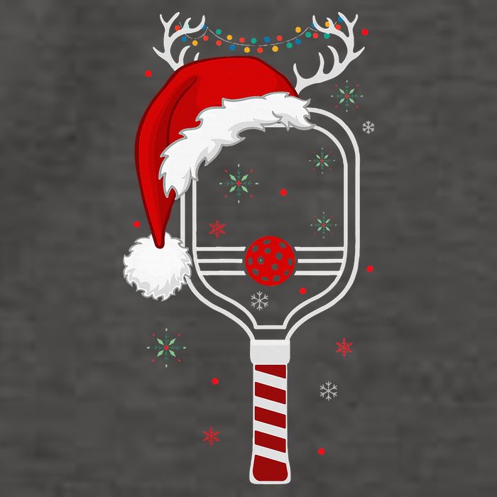 Pickleball Player Christmas Holiday Reindeer Xmas Vector Backpack