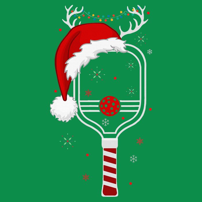 Pickleball Player Christmas Holiday Reindeer Xmas Sweatshirt