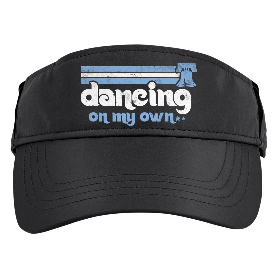 Philly Dancing On My Own Philadelphia Baseball Adult Drive Performance Visor