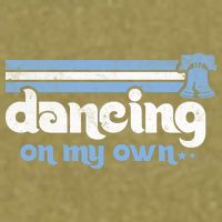 Philly Dancing On My Own Philadelphia Baseball Garment-Dyed Women's Muscle Tee