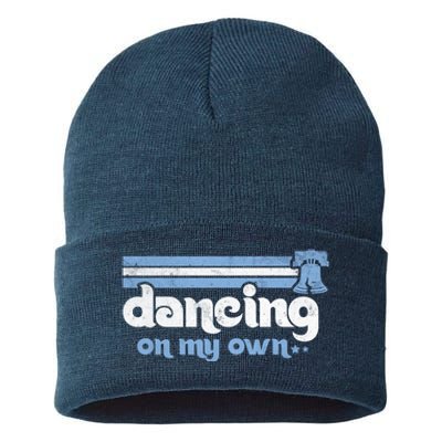 Philly Dancing On My Own Philadelphia Baseball Sustainable Knit Beanie