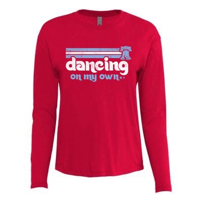 Philly Dancing On My Own Philadelphia Baseball Womens Cotton Relaxed Long Sleeve T-Shirt