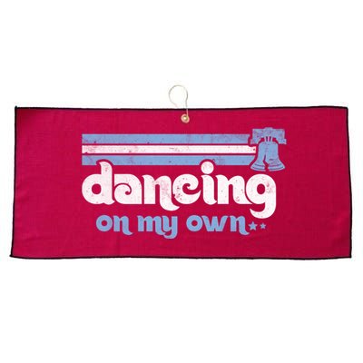 Philly Dancing On My Own Philadelphia Baseball Large Microfiber Waffle Golf Towel