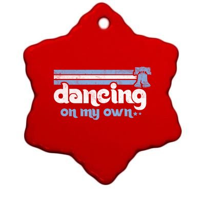 Philly Dancing On My Own Philadelphia Baseball Ceramic Star Ornament