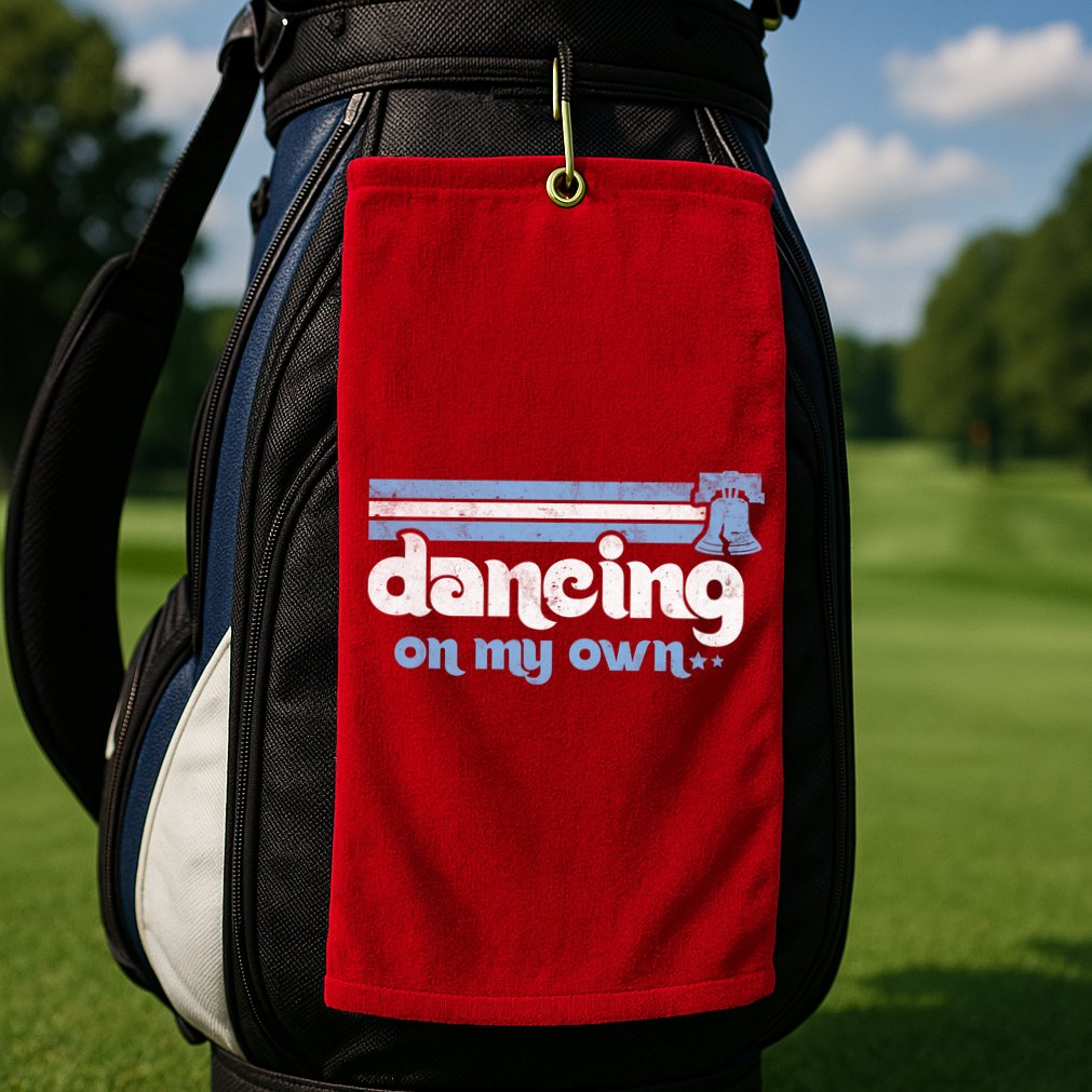 Philly Dancing On My Own Philadelphia Baseball Golf Towel