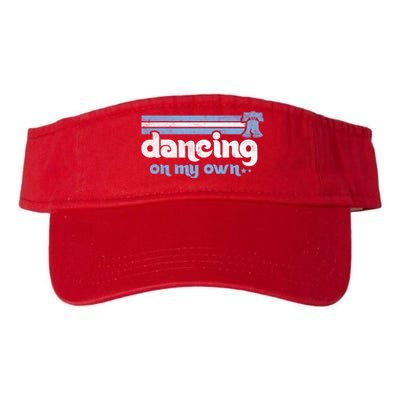 Philly Dancing On My Own Philadelphia Baseball Valucap Bio-Washed Visor