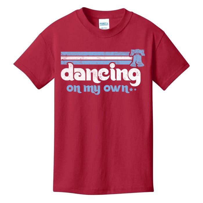 Philly Dancing On My Own Philadelphia Baseball Kids T-Shirt