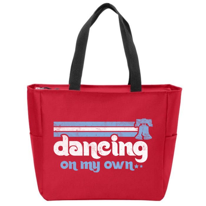 Philly Dancing On My Own Philadelphia Baseball Zip Tote Bag