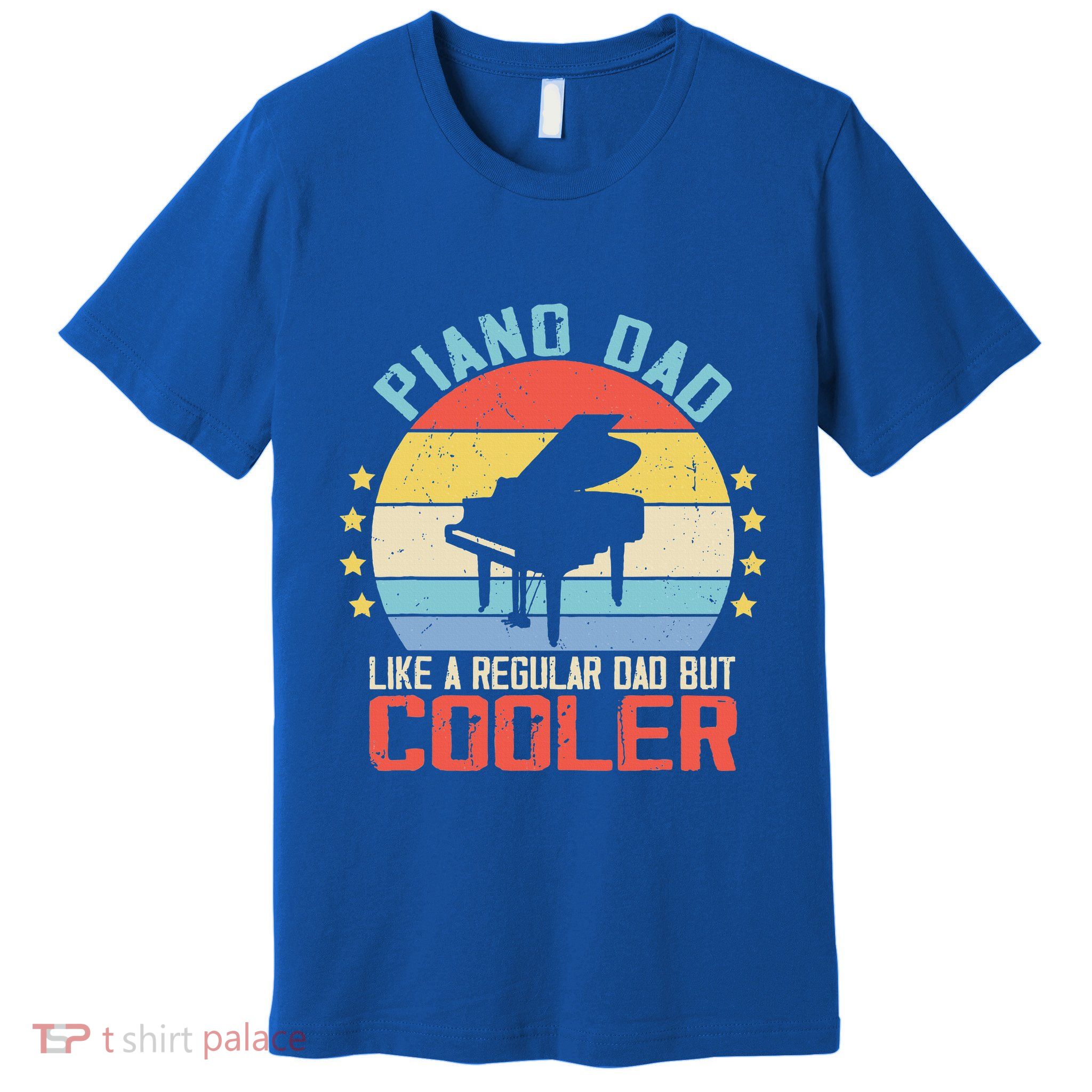 Pianist Piano Dad Like A Regular Dad Premium T-Shirt