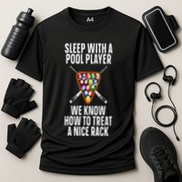Pool Player Design Performance Shirt