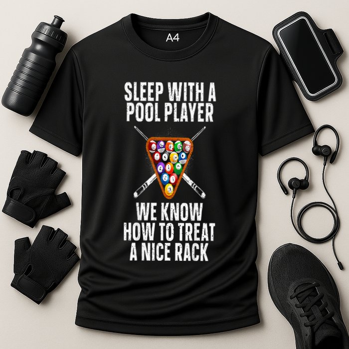 Pool Player Design Performance Shirt