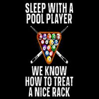 Pool Player Design Performance Shirt