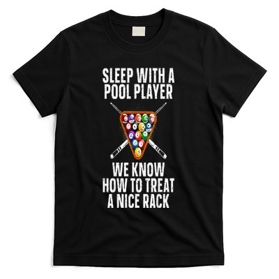 Pool Player Design T-Shirt