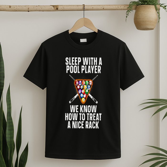 Pool Player Design T-Shirt