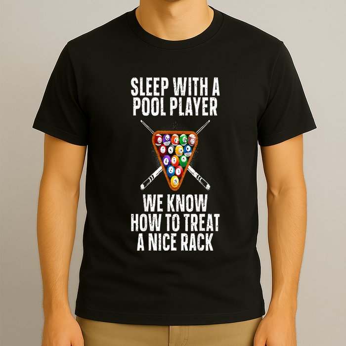 Pool Player Design T-Shirt