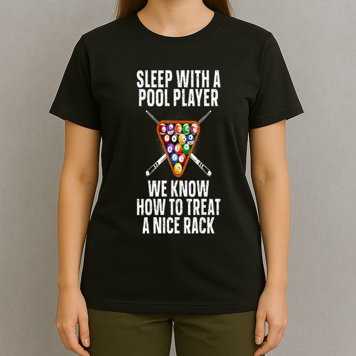 Pool Player Design T-Shirt