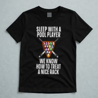 Pool Player Design T-Shirt