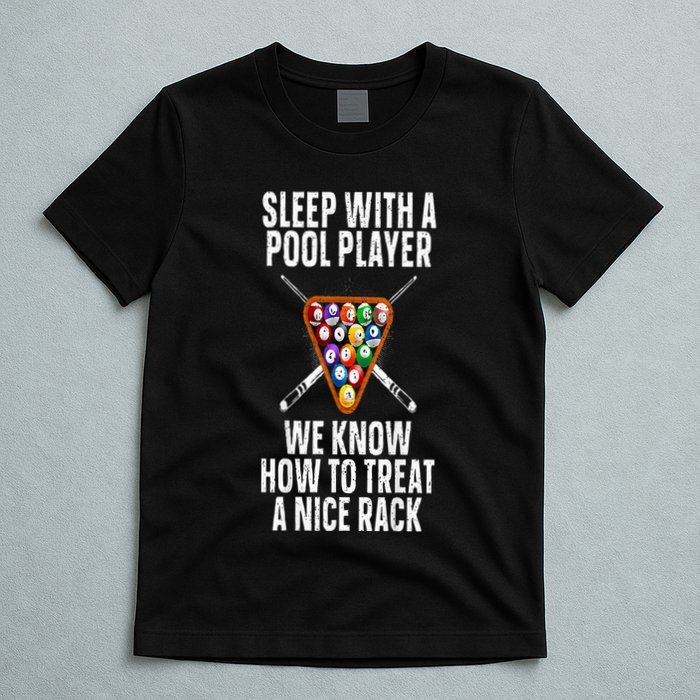 Pool Player Design T-Shirt