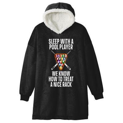 Pool Player Design Hooded Wearable Blanket