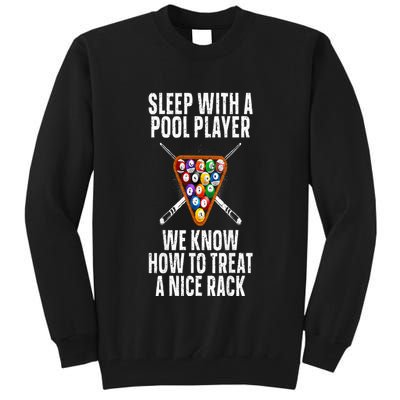 Pool Player Design Tall Sweatshirt