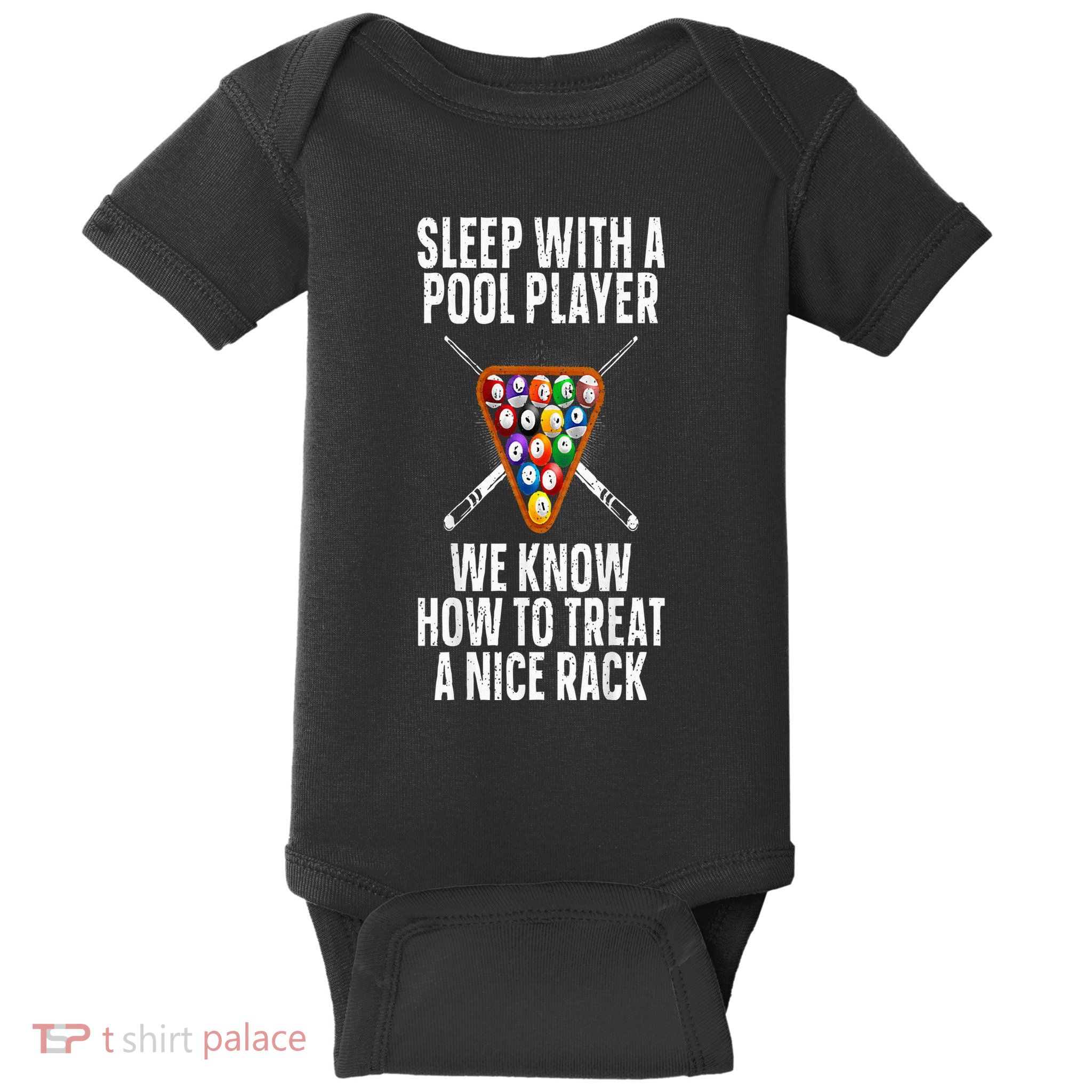 Pool Player Design Baby Bodysuit