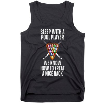 Pool Player Design Tank Top