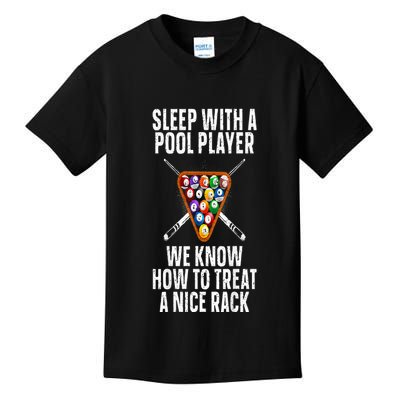 Pool Player Design Kids T-Shirt