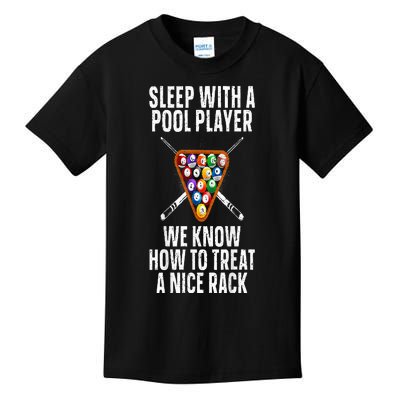 Pool Player Design Kids T-Shirt