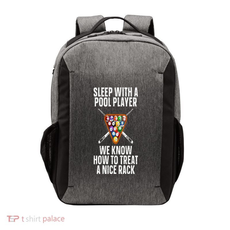 Pool Player Design Vector Backpack