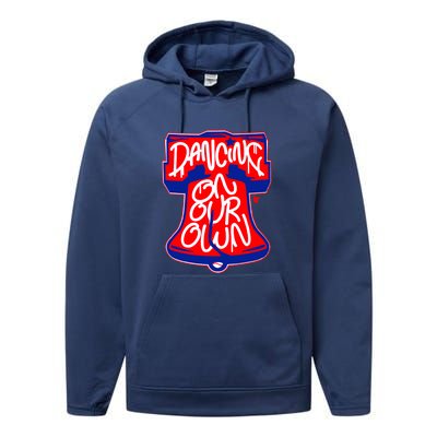 Philadelphia Phillies Dancing On Our Own Baseball Lover Trending For Performance Fleece Hoodie