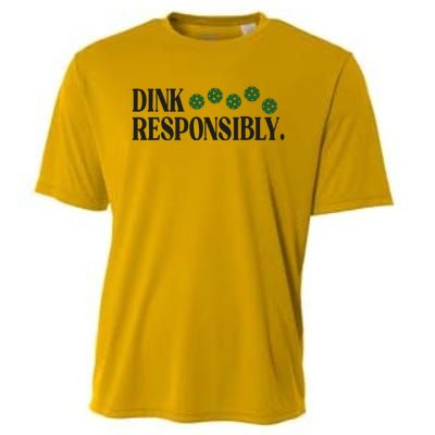 Pickleball Player Dink Responsibly Dont Get Smashed Cooling Performance Crew T-Shirt