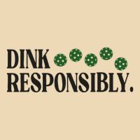 Pickleball Player Dink Responsibly Dont Get Smashed Drawstring Bag