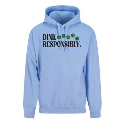 Pickleball Player Dink Responsibly Dont Get Smashed Unisex Surf Hoodie