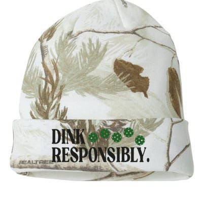 Pickleball Player Dink Responsibly Dont Get Smashed Kati Licensed 12" Camo Beanie