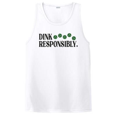 Pickleball Player Dink Responsibly Dont Get Smashed PosiCharge Competitor Tank