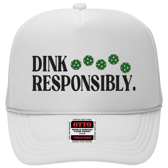 Pickleball Player Dink Responsibly Dont Get Smashed Trucker Hat