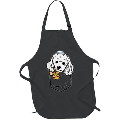 Pocket Poodle Dog Jewish Hanukkah Pajamas Chanukah Pjs Apron