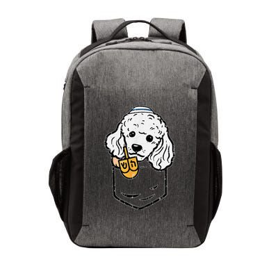 Pocket Poodle Dog Jewish Hanukkah Pajamas Chanukah Pjs Vector Backpack
