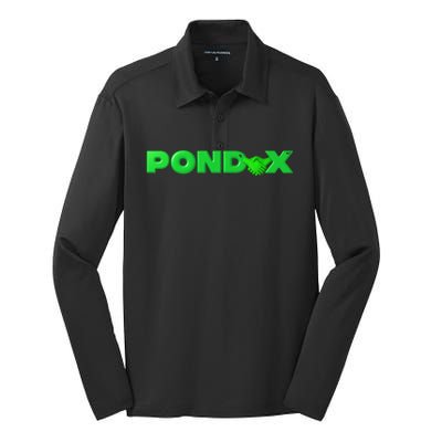 Pond0x Pond Dex Pondx Pondcoin Pndc Crypto Paulu Silk Touch Performance Long Sleeve Polo