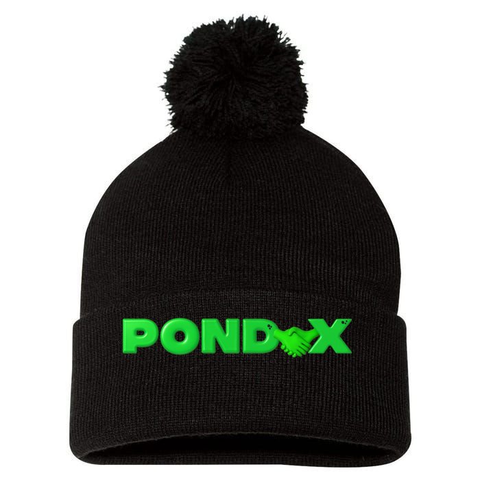 Pond0x Pond Dex Pondx Pondcoin Pndc Crypto Paulu Pom Pom 12in Knit Beanie