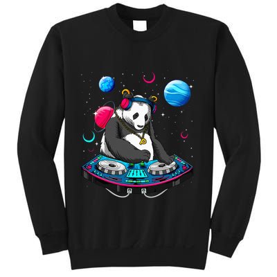Psychedelic Panda DJEDM Raver Trance Music  Sweatshirt