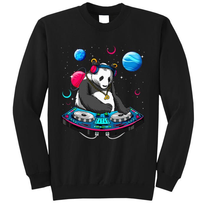 Psychedelic Panda DJEDM Raver Trance Music  Sweatshirt