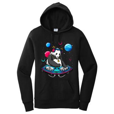 Psychedelic Panda DJEDM Raver Trance Music  Women's Pullover Hoodie
